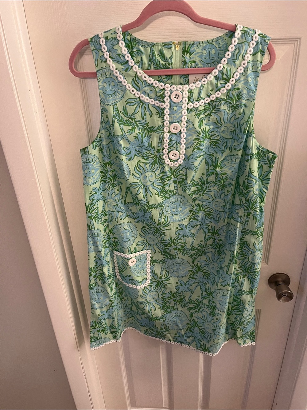 Lilly Pulitzer Green & Blue romper dress